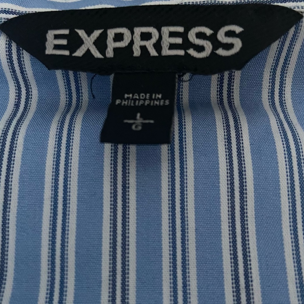 ⚡️Express Off-Shoulder Button Down Blouse - Picture 7 of 7